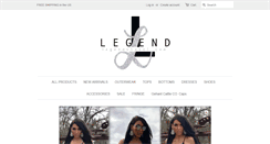 Desktop Screenshot of legendslabel.com